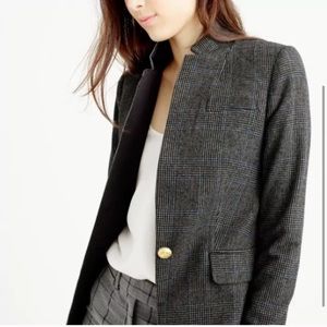 J.Crew ~ Plaid Regent Blazer